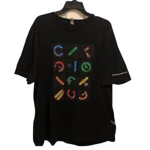Men’s 3x Google Tee Seattle Tech T shirt Colorful Puzzle Design USA Geek